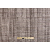 Light Gray Textured Grid Blended Linen Woven