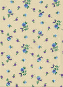 Tela tejida floral pequeña Cey 100% poliéster, 58/59" de ancho para ropa y decoración  