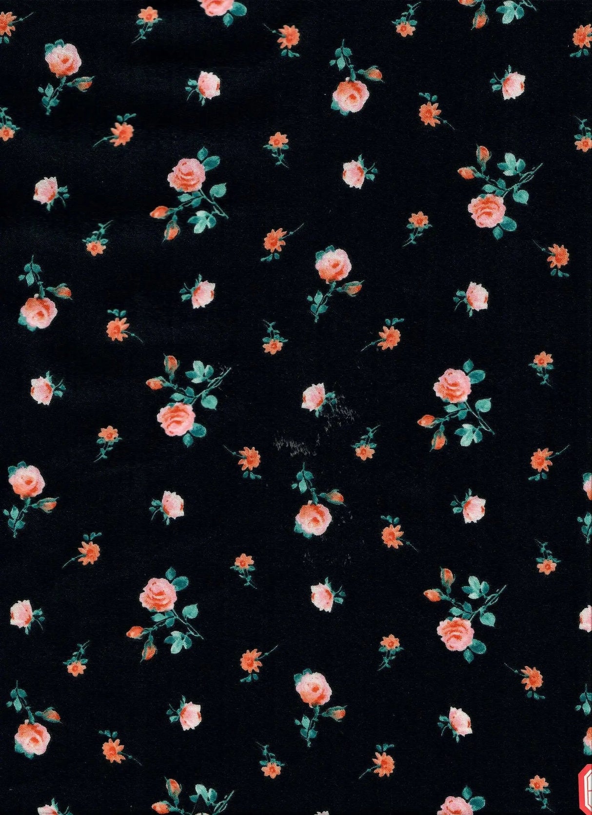 1 Yard Printed Cey Fabric, 58/59? Wide 100% Polyester