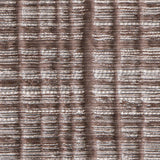 Mocha Textured Grid Blended Linen Woven