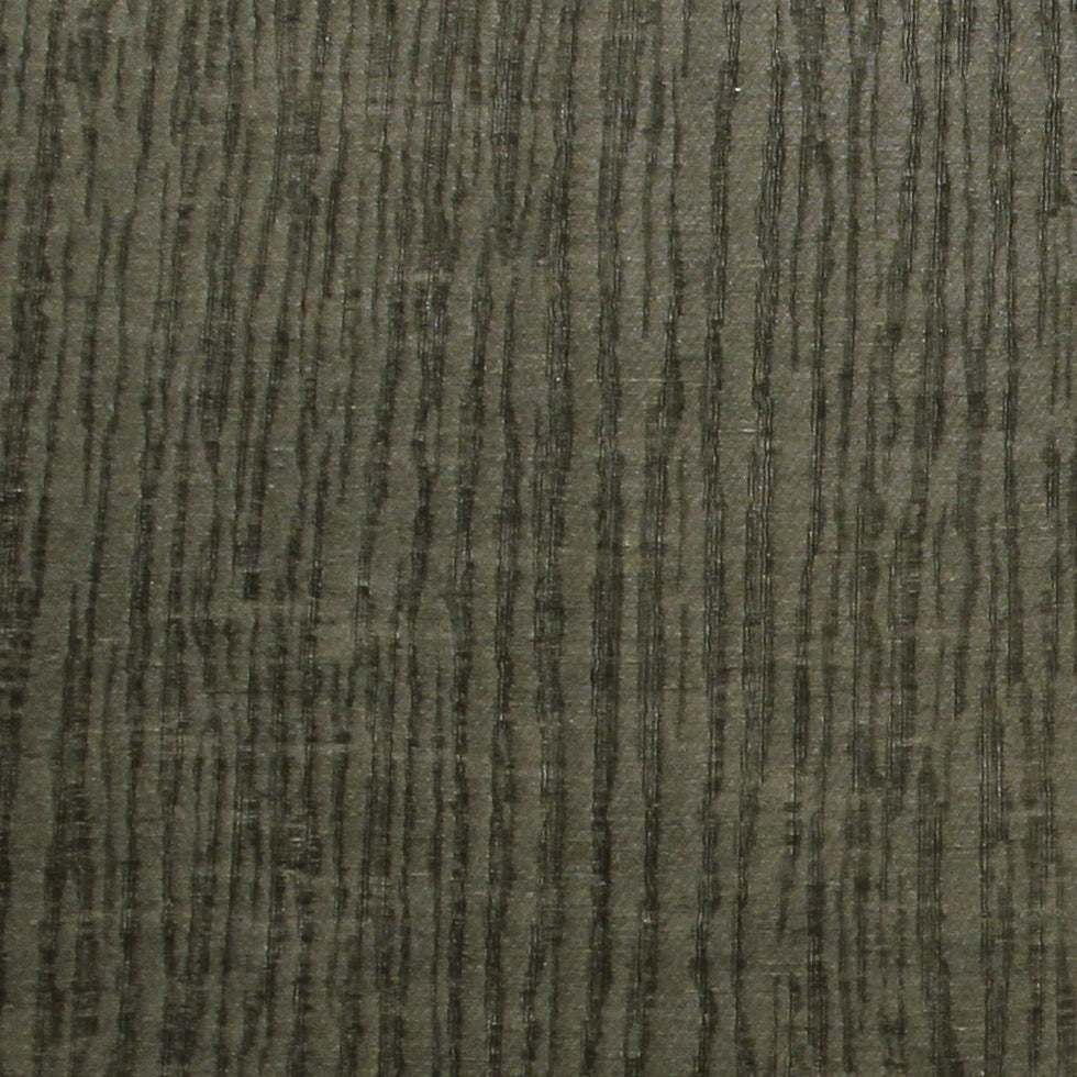 Dark Gray Organic Stripes Polyester-Cotton Woven