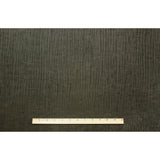 Dark Gray Organic Stripes Polyester-Cotton Woven