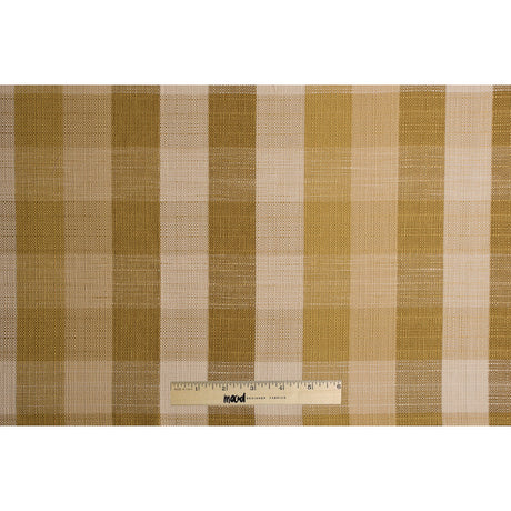 Chartreuse Buffalo Checks Blended Woven