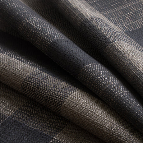 Dark Gray Buffalo Checks Blended Woven