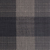 Dark Gray Buffalo Checks Blended Woven