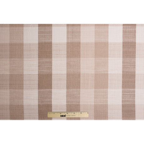 Mocha Buffalo Checks Blended Woven