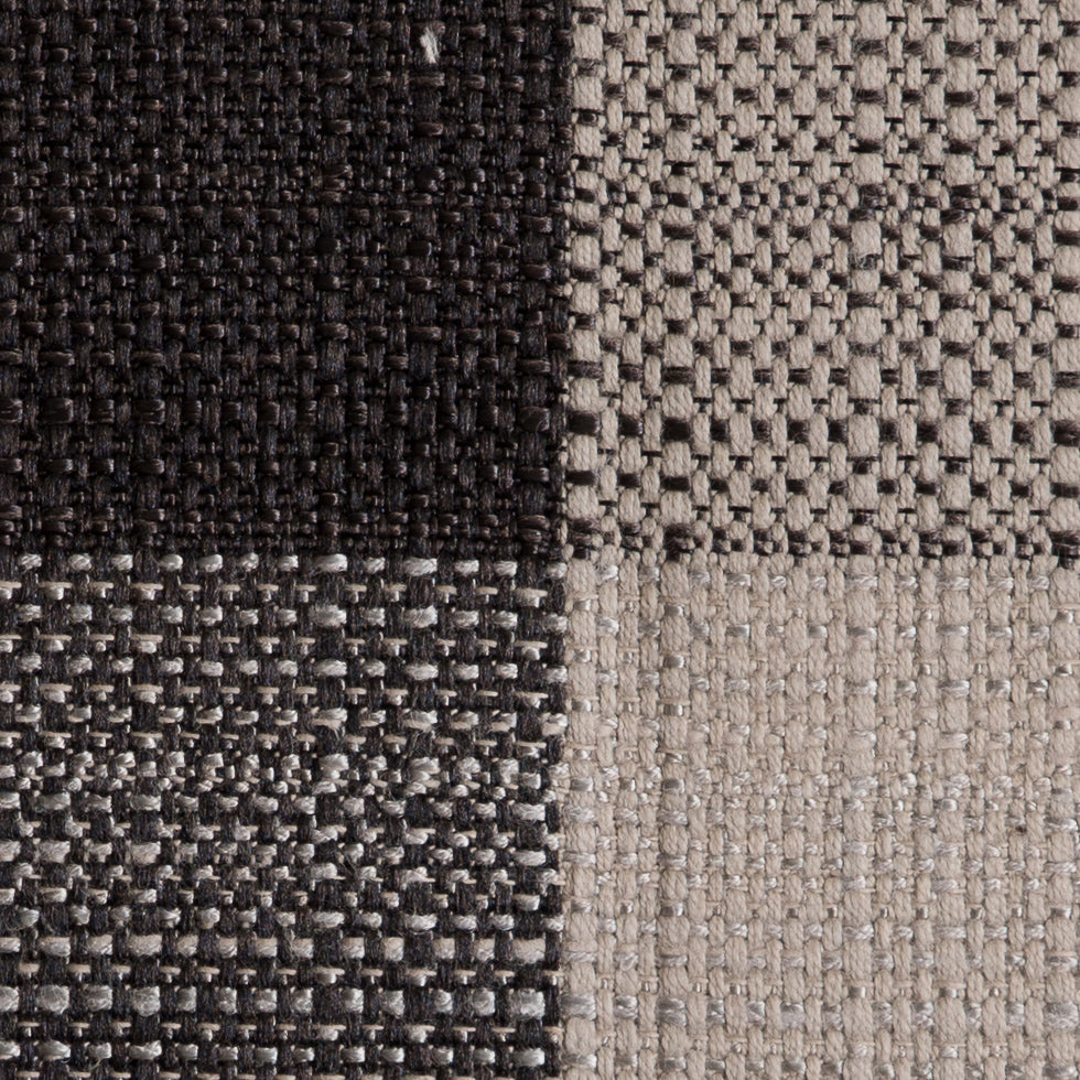 Charcoal Buffalo Checks Blended Woven