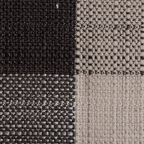 Charcoal Buffalo Checks Blended Woven