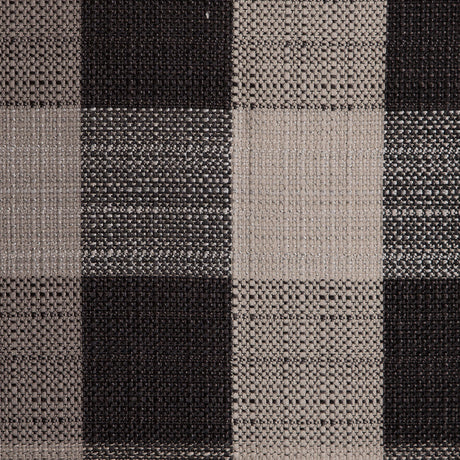 Charcoal Buffalo Checks Blended Woven
