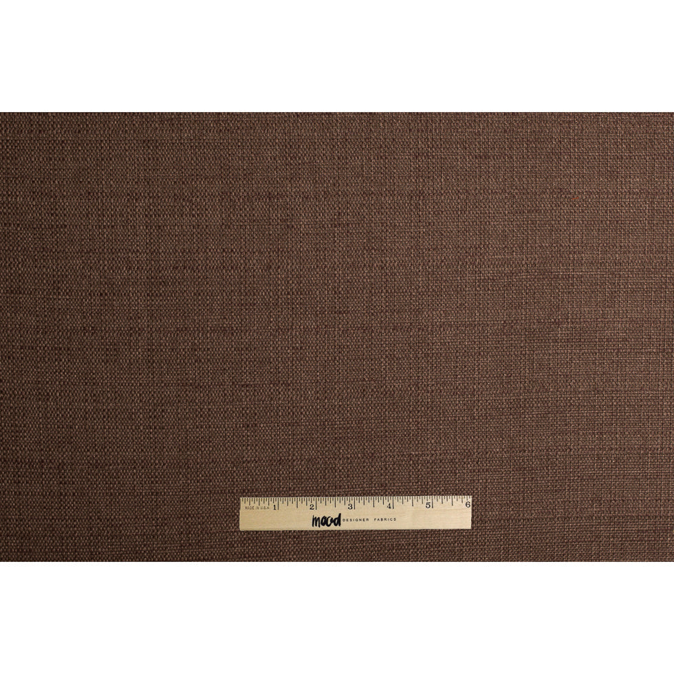 Brown Polyester-Viscose Woven