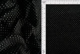 Velvet Polka Dot Glitter Stretch Knit Fabric