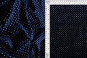 Velvet Polka Dot Glitter Stretch Knit Fabric