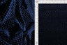 Velvet Polka Dot Glitter Stretch Knit Fabric