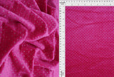 Velvet Polka Dot Glitter Stretch Knit Fabric