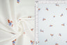 1 Yard Pointelle Ditsy Rib Knit Fabric, 58/60? Wide Polyester Rayon Spandex Blend