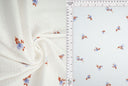 Pointelle Rib Knit Ditsy Daisy Floral