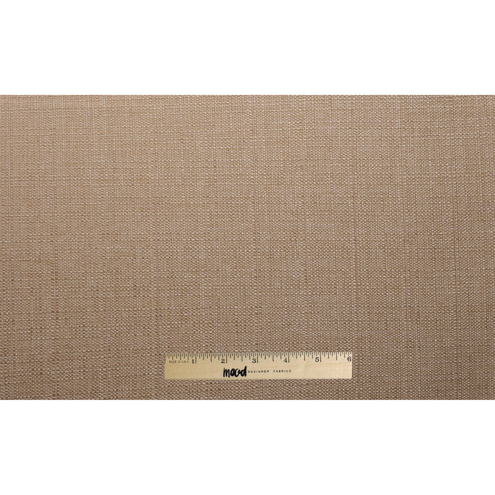 Beige Polyester-Viscose Woven