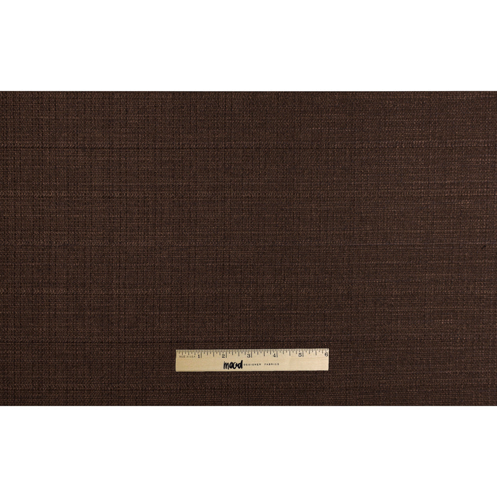 Chocolate Polyester-Viscose Woven
