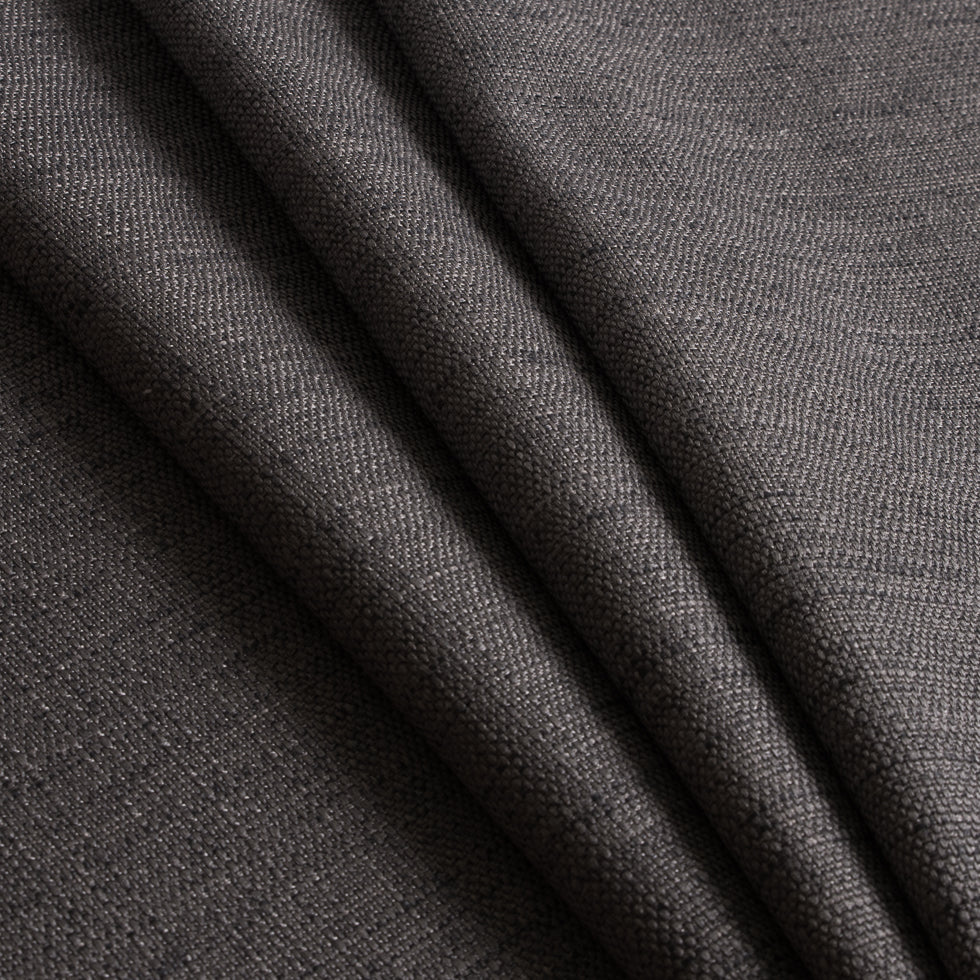 Heather Gray Polyester-Viscose Woven