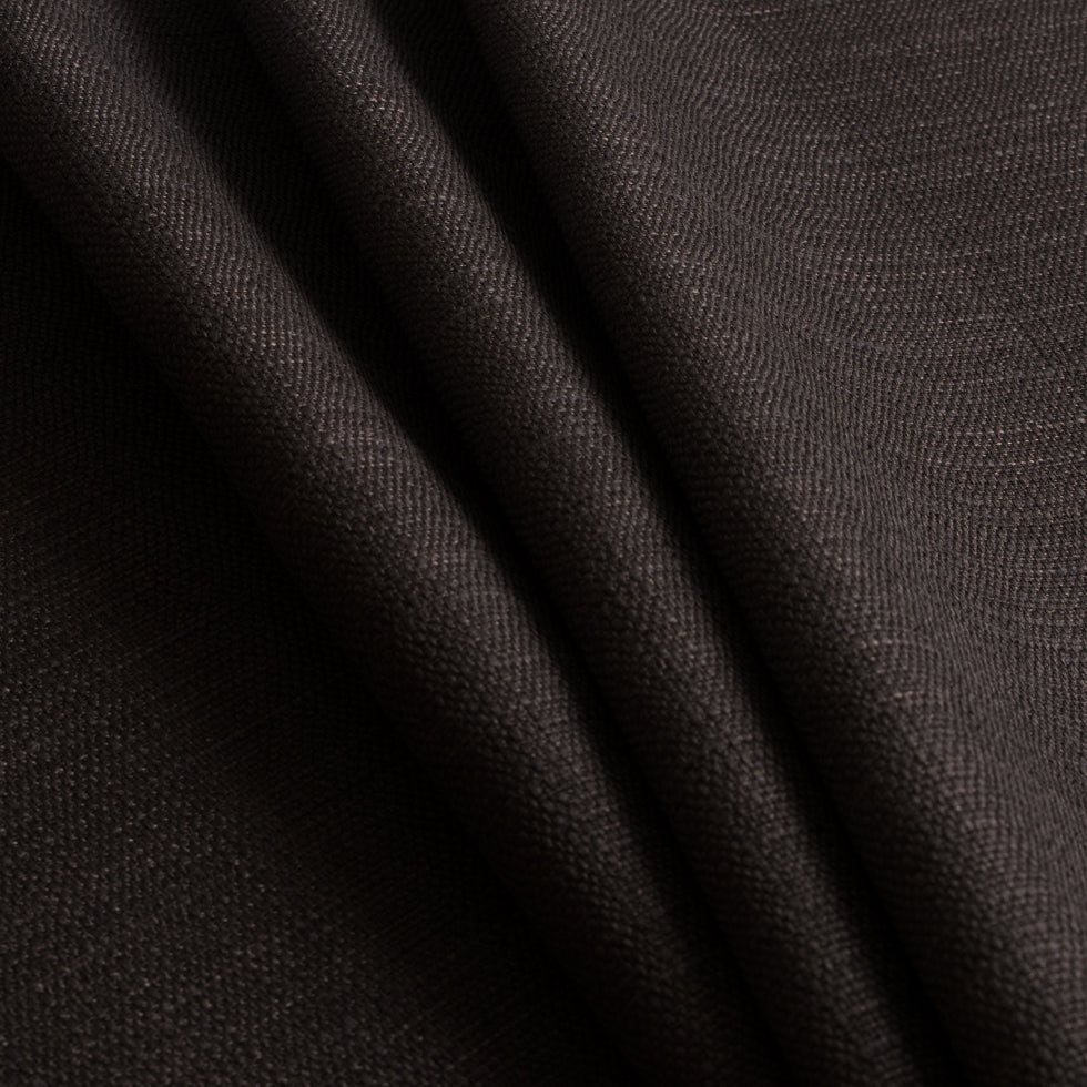 Charcoal Polyester-Viscose Woven