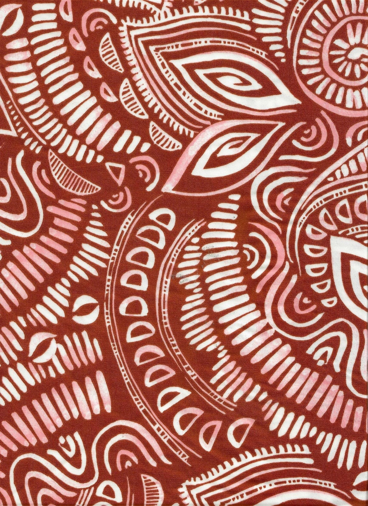 Printed DTY Stretch Knit Tribal Boho