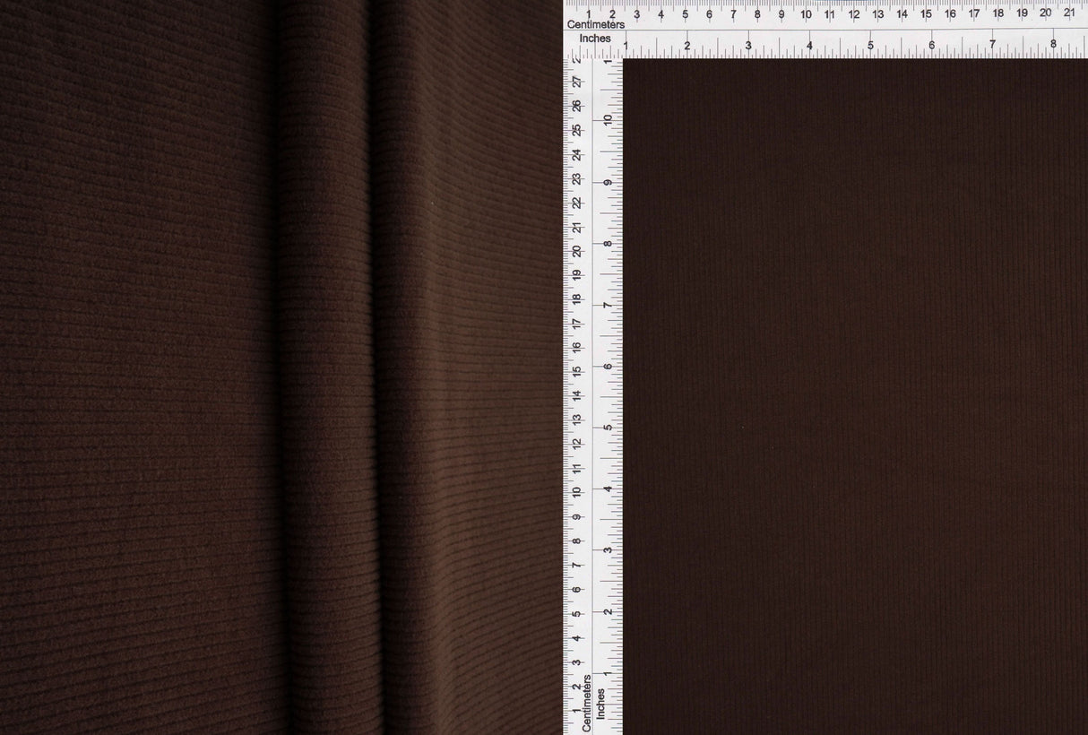 Ribbed Knit Fleece Solid