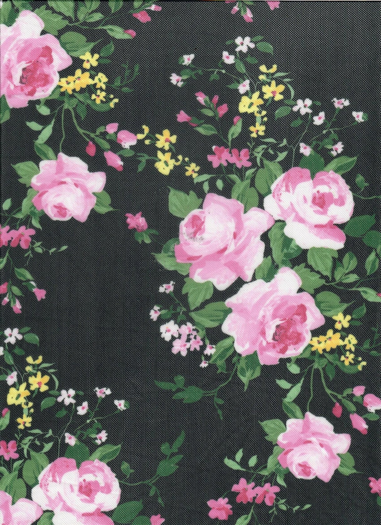 Floral Printed Mesh Fabric