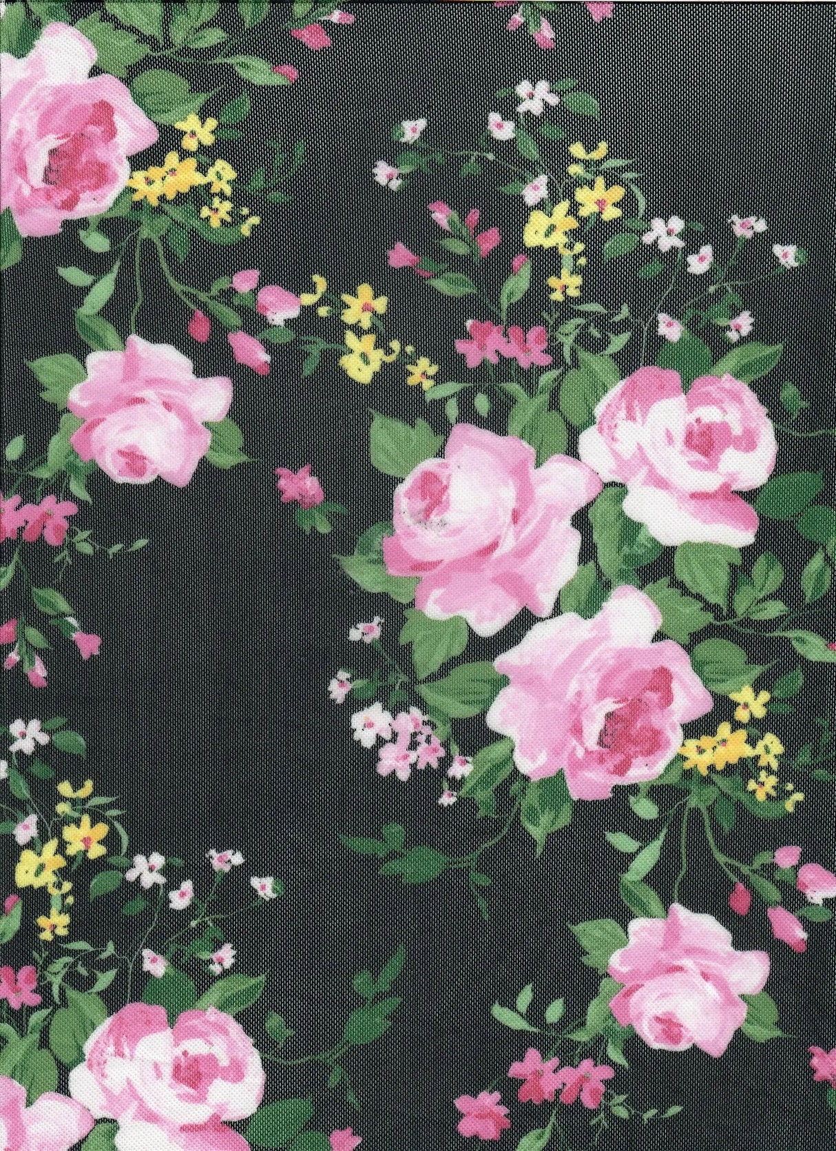 Digital Floral Mesh Fabric Lightweight Stretch Sheer, 54” Wide for Fashion & Crafts