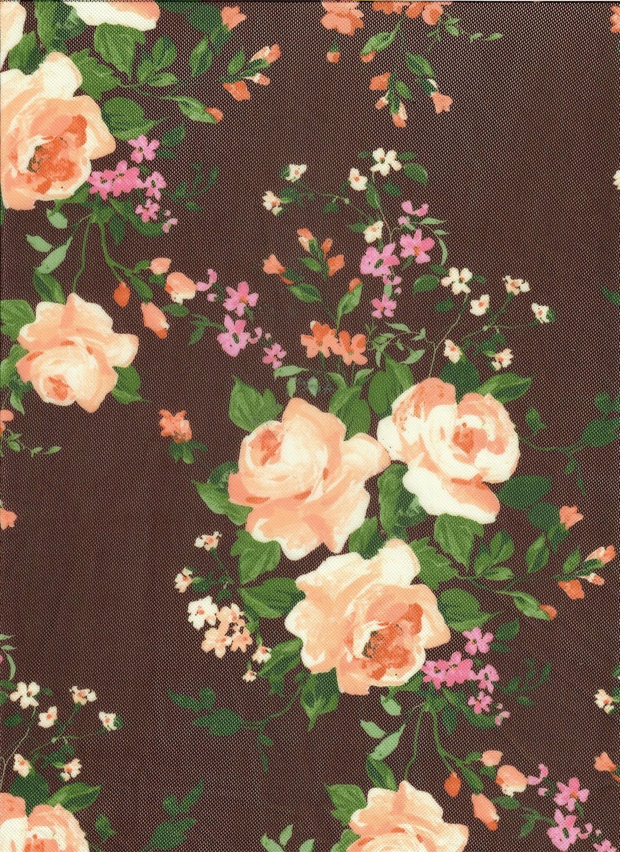 Floral Printed Mesh Fabric