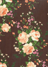Floral Printed Mesh Fabric