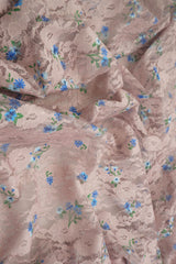 Floral Printed Lace Fabric