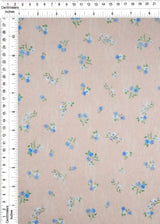 1 Yard Ditsy Printed Lace Fabric, 56/58? Wide Polyester Spandex Blend