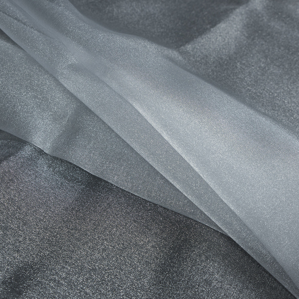 Sparkle Nylon Organza - Silver