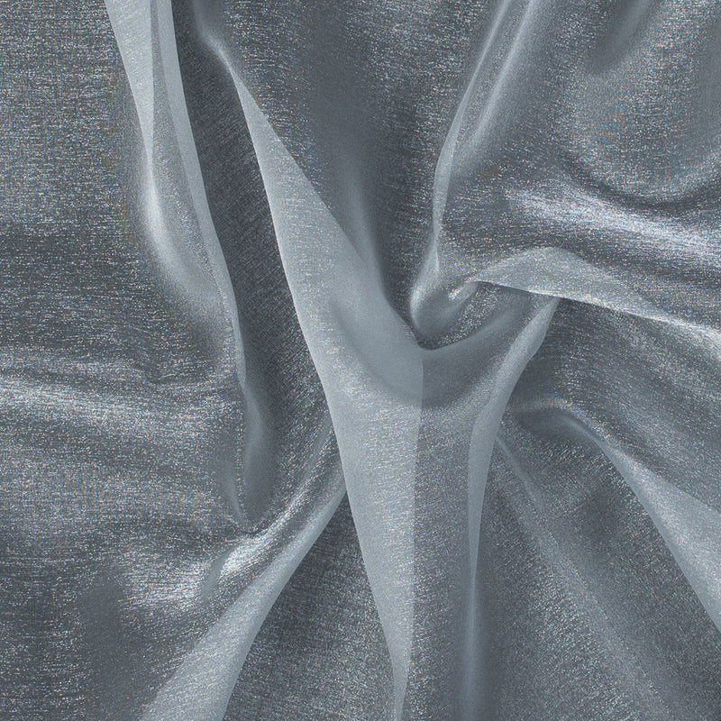 Sparkle Nylon Organza - Silver