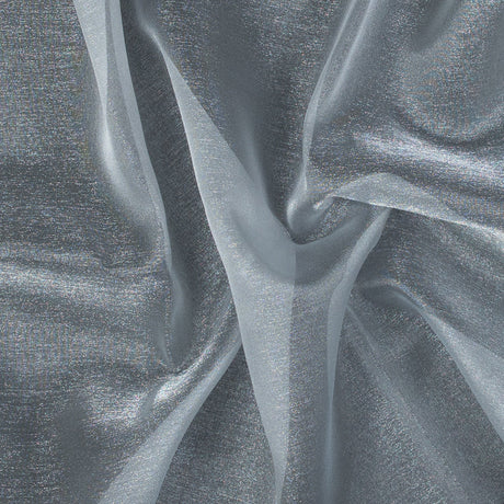 Sparkle Nylon Organza - Silver