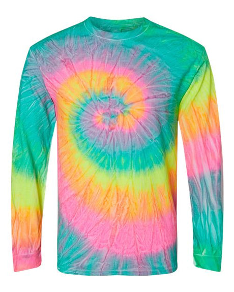 Colortone Youth Tie-Dyed Long Sleeve T-Shirt