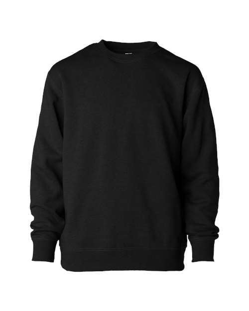Black Independent Trading Co Toddler Lightweight Special Blend Crewneck Sweatshirt, size 2T
