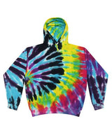 Tie-Dyed Hooded Sweatshirt