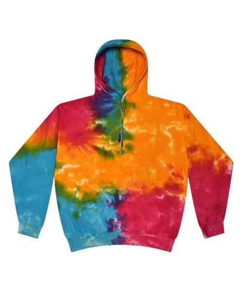 Tie-Dyed Hooded Sweatshirt