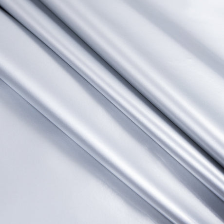 Flynn Silver Glossy Stretch Imitation Latex