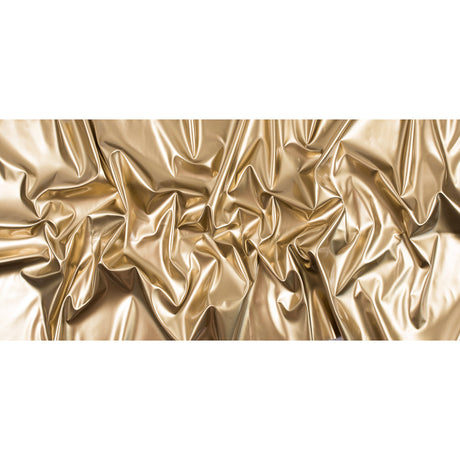 Flynn Gold Glossy Stretch Imitation Latex