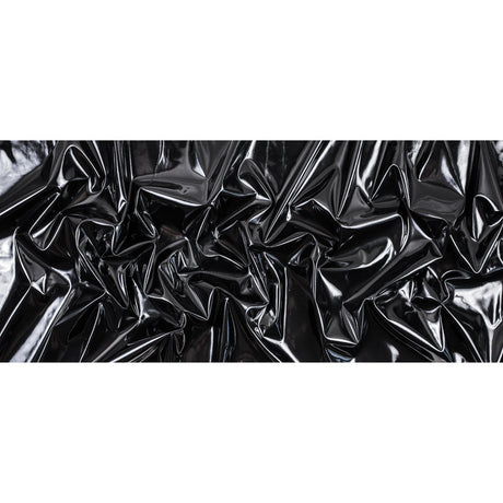 Flynn Black Glossy Stretch Imitation Latex