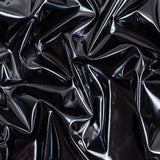 Flynn Black Glossy Stretch Imitation Latex