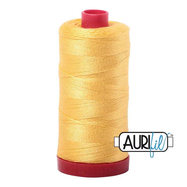 Cotton Thread 12 WT Pale Yellow Large Spool