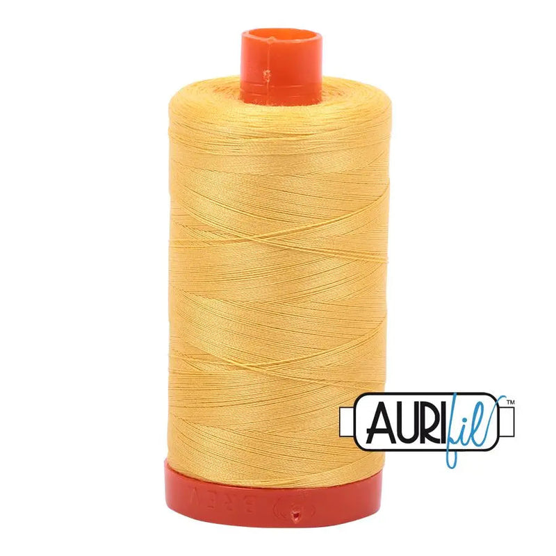 Cotton Thread 50wt Pale Yellow Large Spool