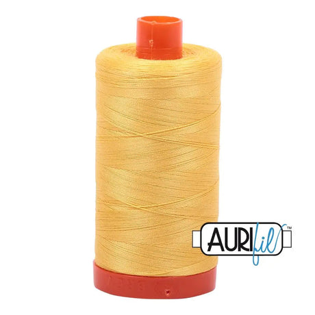 Cotton Thread 50wt Pale Yellow Large Spool