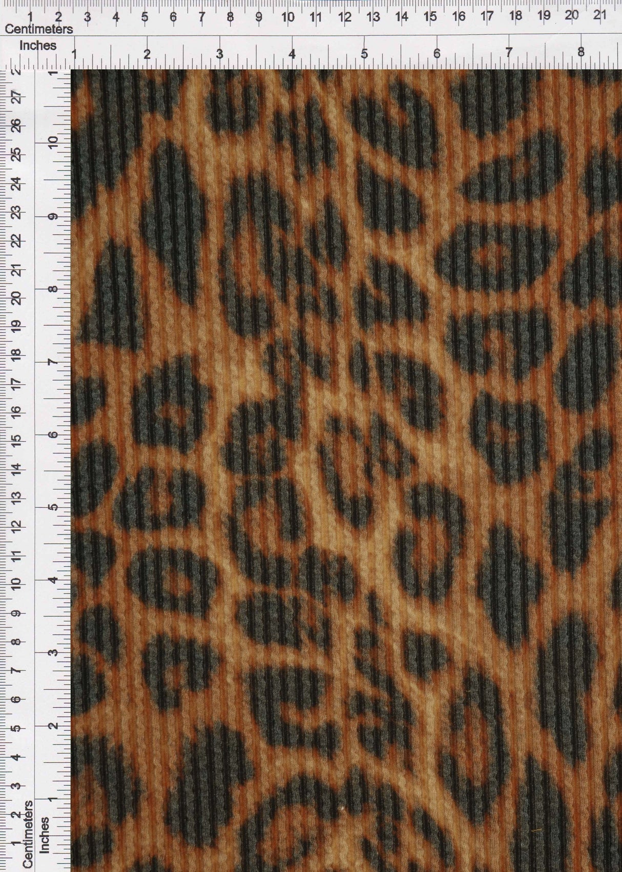 Animal Double Knit Jacquard Brown