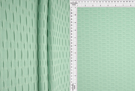 1 Yard Polyester Spandex Honeycomb Knit Solid Fabric 58/60" Width