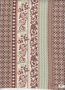1 Yard Soft Stretch DTY Brushed Boho Stripe Knit Fabric 58/60 Inches Wide