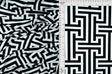 Abstract Print DTY Stretch Knit Fabric